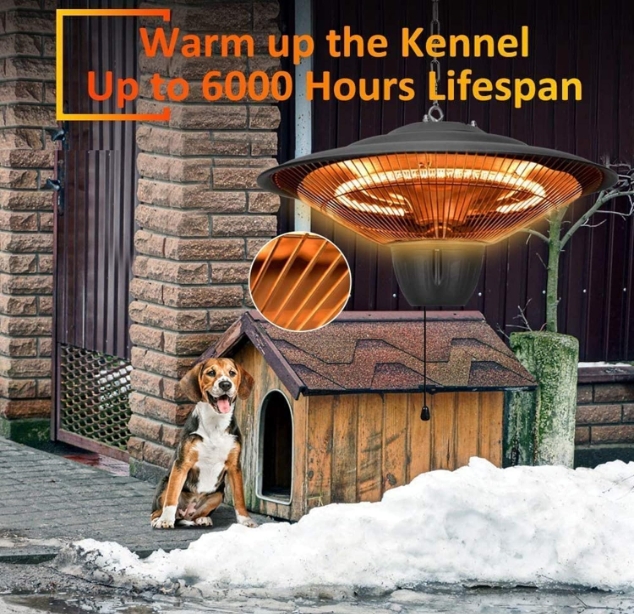 High ceiling infrared heater